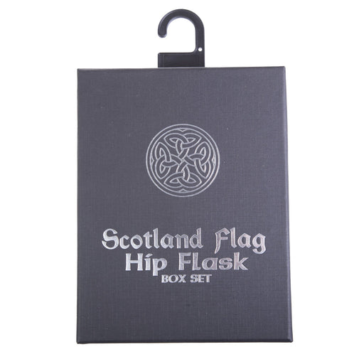 Scotland Flag 6Oz Flask/Funnel Box Set - Heritage Of Scotland - BLUE