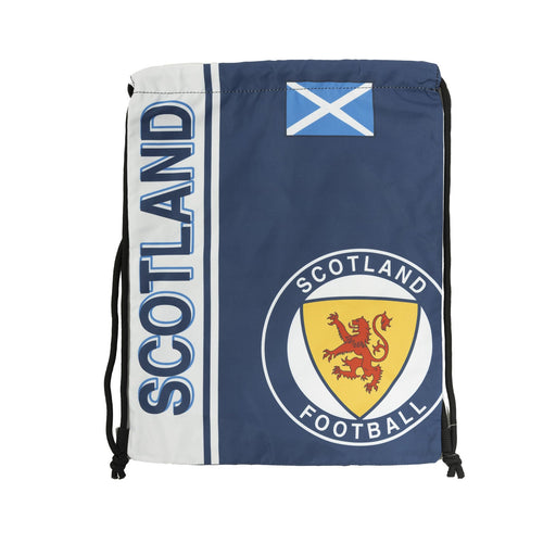Scotland Football Draw String Bag - Heritage Of Scotland - NAVY