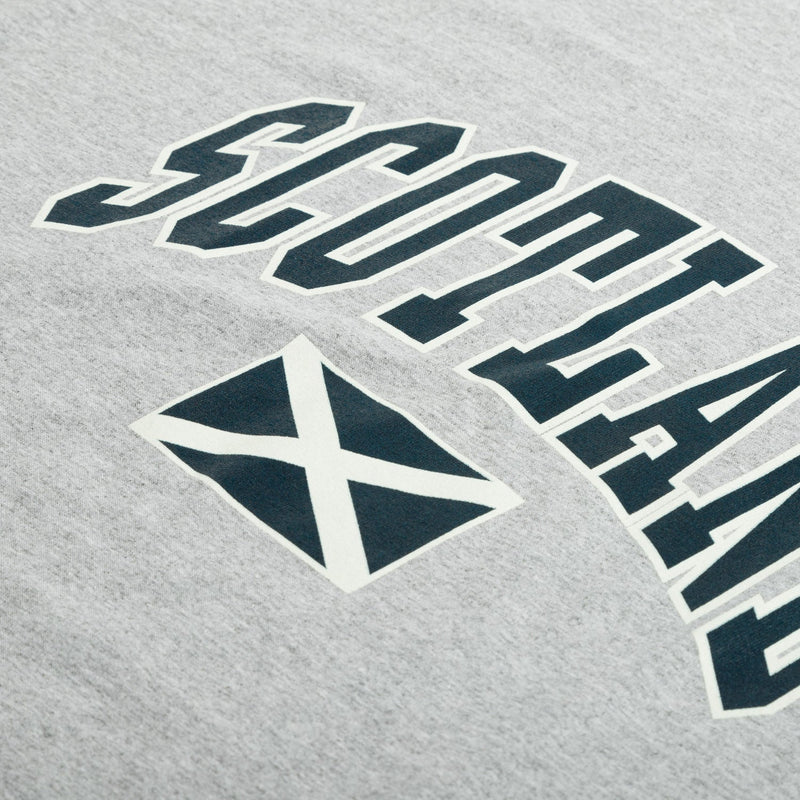 Scotland Harvard Print T/Shirt Sports Grey - Heritage Of Scotland - SPORTS GREY