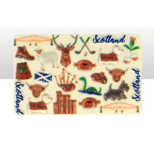 Scotland Icons Printed Resin Magnetgloss - Heritage Of Scotland - N/A