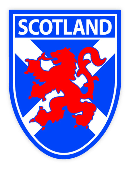 Scotland Lion Rampant Saltire Sticker - Heritage Of Scotland - NA