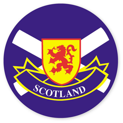 Scotland Saltire Roundal Sticker - Heritage Of Scotland - NA