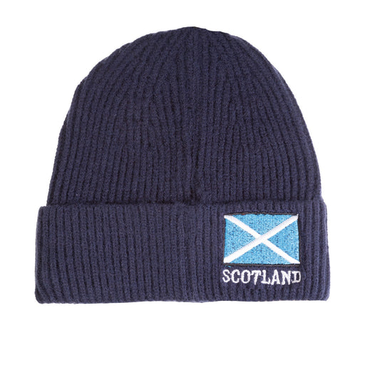 Scotland Ski Hat Flag Logo - Heritage Of Scotland - NAVY