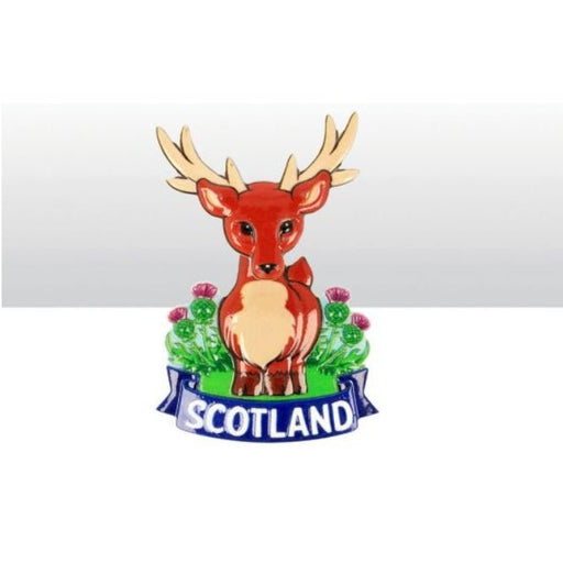 Scotland Stag Springy Printed Resin - Heritage Of Scotland - NA