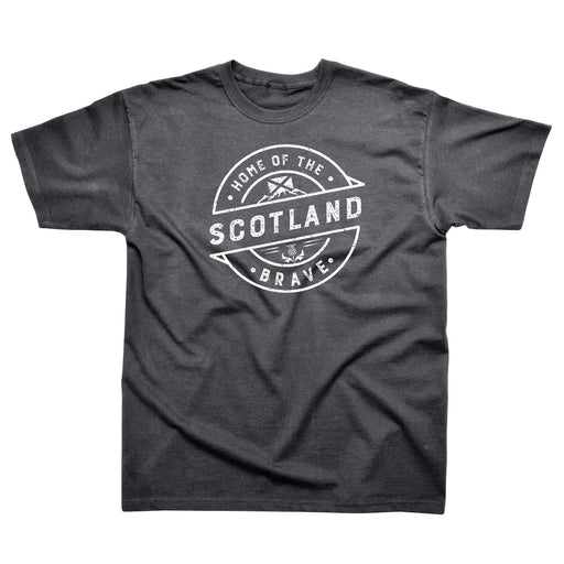 Scotland The Brave T-Shirt - Heritage Of Scotland - DARK HEATHER