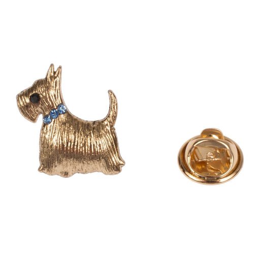 Scottie Dog Pin With A Little Gift Card - Heritage Of Scotland - NA