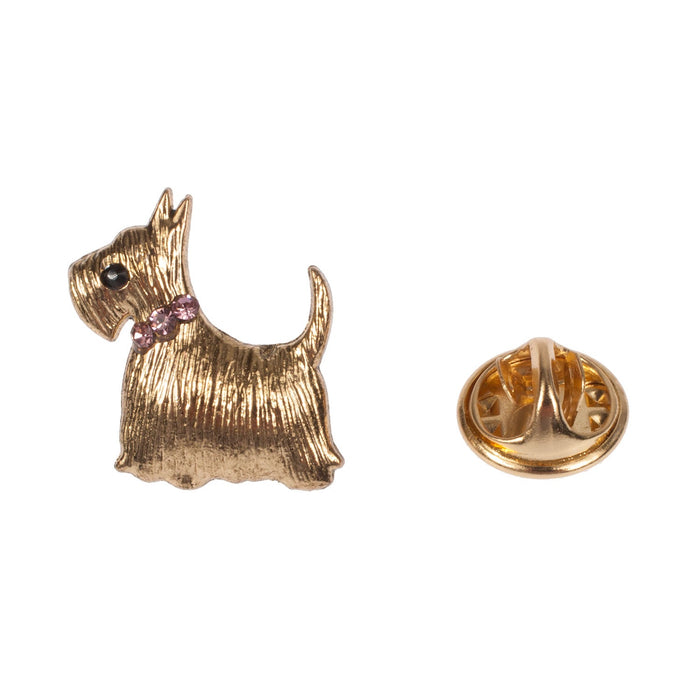 Scottie Dog Pin With A Wee Champion Card - Heritage Of Scotland - N/A