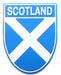Scottish Pu Shield Saltire - Heritage Of Scotland - NA