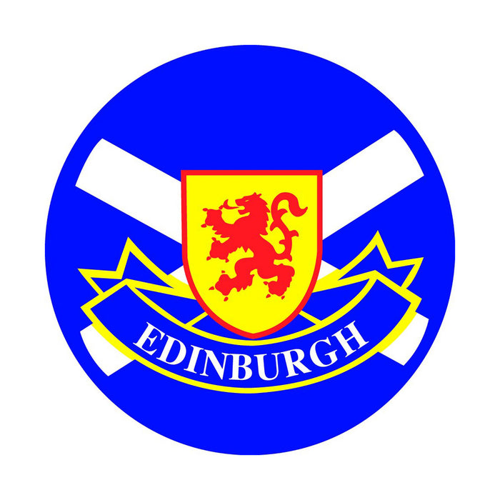 Scottish Roundal Edinburgh Sticker - Heritage Of Scotland - NA