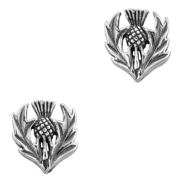 Scottish Thistle Earrings - Heritage Of Scotland - N/A