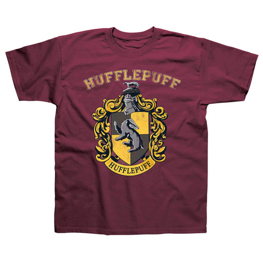 (Sd)Harry Potter Hufflepuff T/Shirt - Heritage Of Scotland - MAROON