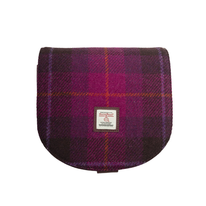 Small Cross Body Bag Purple Check - Heritage Of Scotland - PURPLE CHECK