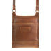 Small Leather Crossover Bag Cognac - Heritage Of Scotland - COGNAC