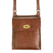 Small Leather Crossover Bag Cognac - Heritage Of Scotland - COGNAC
