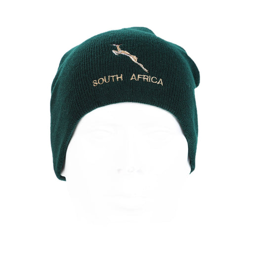 South Africa Beanie Hat Dark Green - Heritage Of Scotland - DARK GREEN