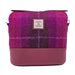 Square Shoulder Bag Purple Check - Heritage Of Scotland - PURPLE CHECK