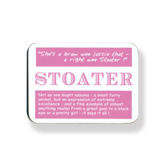 Stoater Dialect Coaster - Heritage Of Scotland - NA