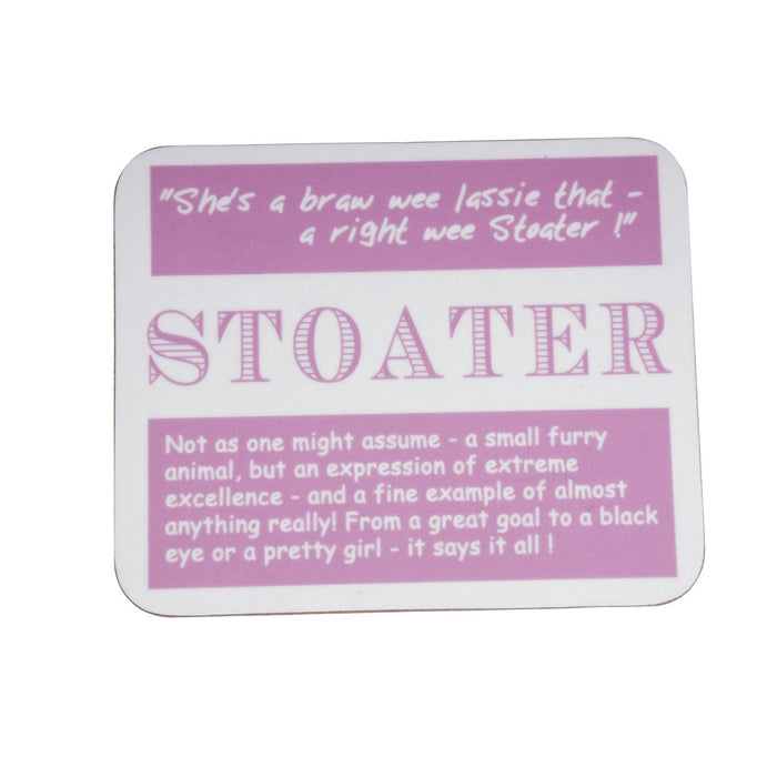 Stoater Dialect Coaster - Heritage Of Scotland - NA