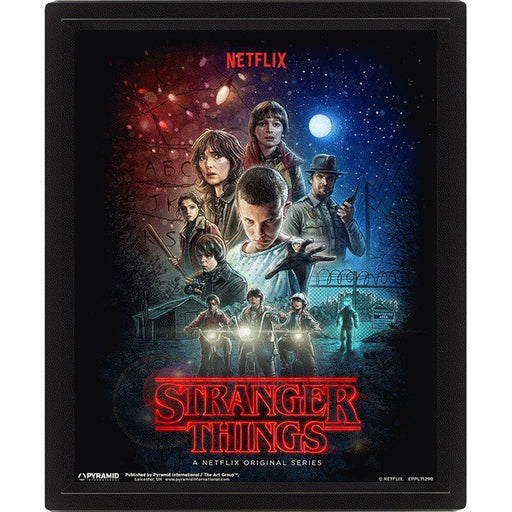 Stranger Things Framed 3D Picture - Heritage Of Scotland - NA