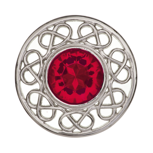 Stroma Brooch Red - Heritage Of Scotland - RED