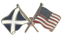 T100 Scotland & Usa Lapel Pin - Heritage Of Scotland - N/A