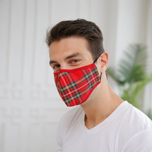 Tartan Face Mask - Heritage Of Scotland - STEWART ROYAL