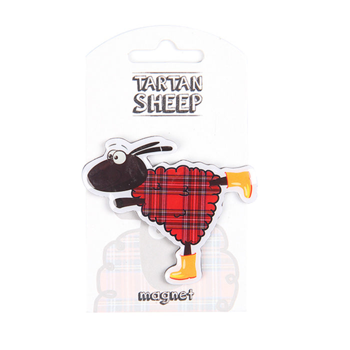 Tartan Sheep Magnet - Heritage Of Scotland - N/A