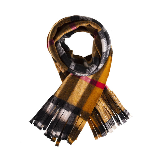 Tartan Soft Touch Scarf Exploded Scotty Thomson Camel - Heritage Of Scotland - EXPLODED SCOTTY THOMSON CAMEL
