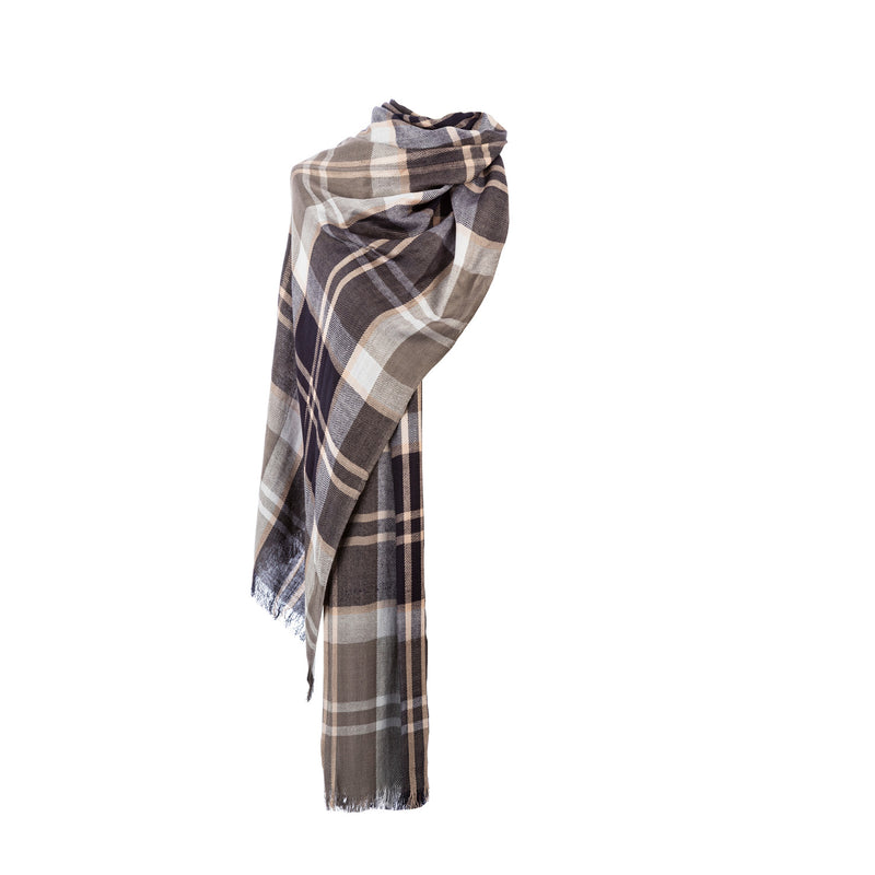 Tartan Stole Bannockbane Silver - Heritage Of Scotland - BANNOCKBANE SILVER