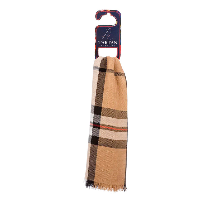 Tartan Stole Thomson Camel - Heritage Of Scotland - THOMSON CAMEL