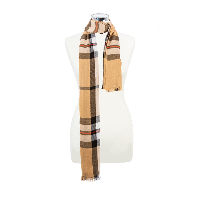 Tartan Stole Thomson Camel - Heritage Of Scotland - THOMSON CAMEL