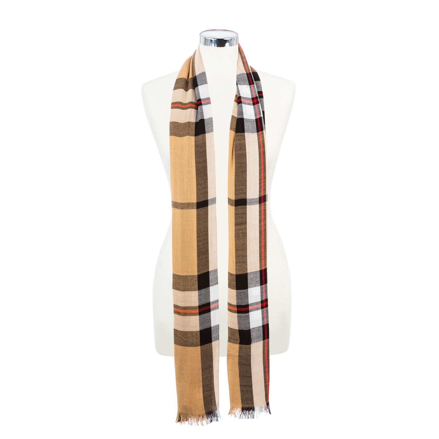 Tartan Stole Thomson Camel - Heritage Of Scotland - THOMSON CAMEL