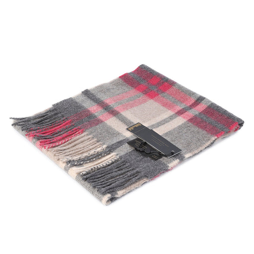 Tartan Weaving Mill 100% Cashmere Scarf Amplified Ruby - Heritage Of Scotland - AMPLIFIED RUBY
