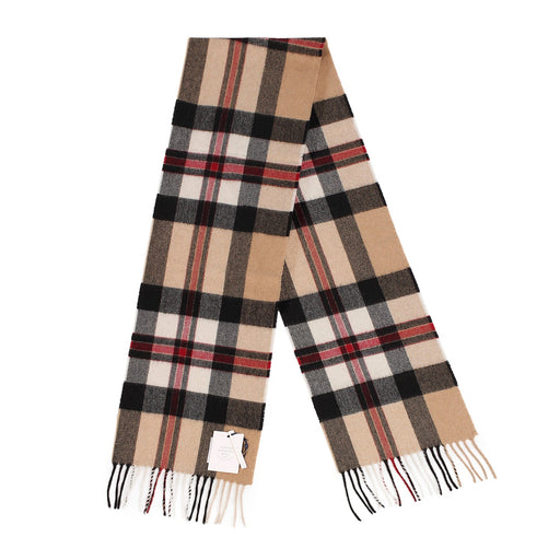 Tartan Weaving Mill 100% Cashmere Scarf Amplified Thomson Camel - Heritage Of Scotland - AMPLIFIED THOMSON CAMEL