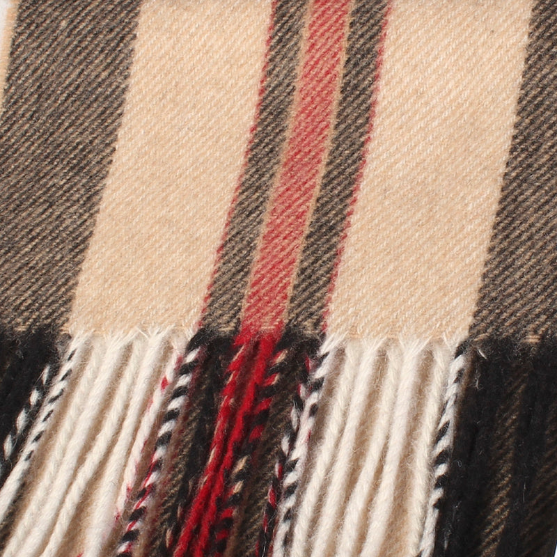 Tartan Weaving Mill 100% Cashmere Scarf Amplified Thomson Camel - Heritage Of Scotland - AMPLIFIED THOMSON CAMEL