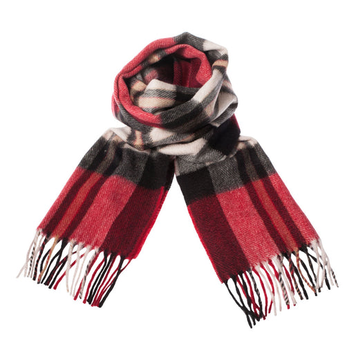 Tartan Weaving Mill 100% Cashmere Scarf Amplified Thomson Red - Heritage Of Scotland - AMPLIFIED THOMSON RED