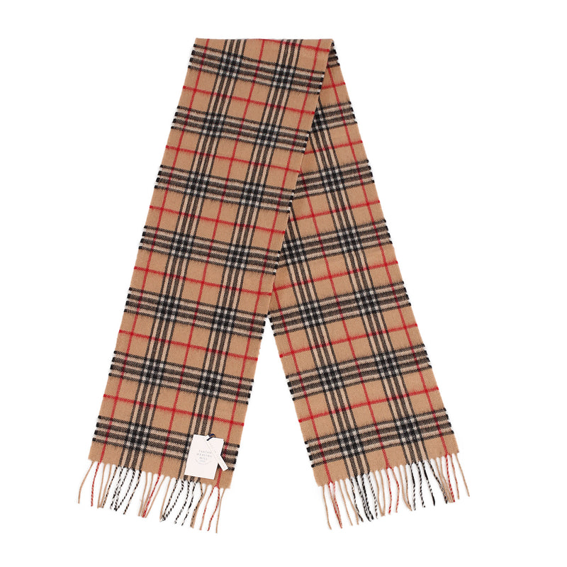 Tartan Weaving Mill 100% Cashmere Scarf Warm Camel Thomson - Heritage Of Scotland - WARM CAMEL THOMSON