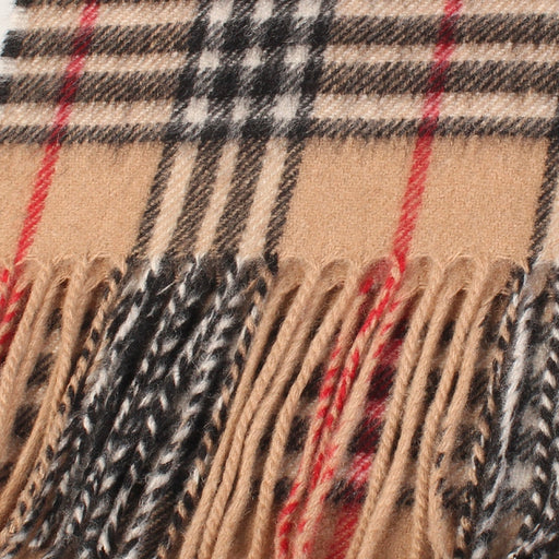 Tartan Weaving Mill 100% Cashmere Scarf Warm Camel Thomson - Heritage Of Scotland - WARM CAMEL THOMSON