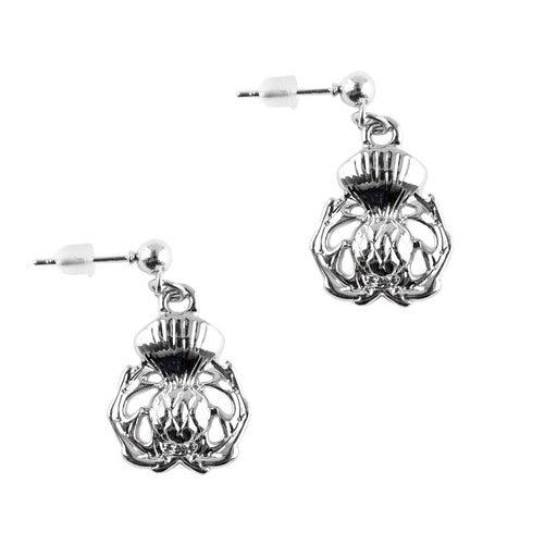 Thistle Drop Earrings - Heritage Of Scotland - NA