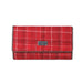 Tiree Long Purse Red Check - Heritage Of Scotland - RED CHECK