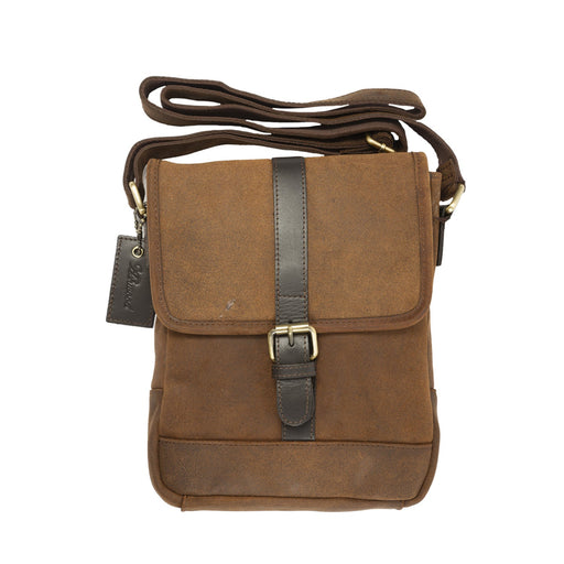 Toby Leather Cross Body Bag Brown - Heritage Of Scotland - BROWN