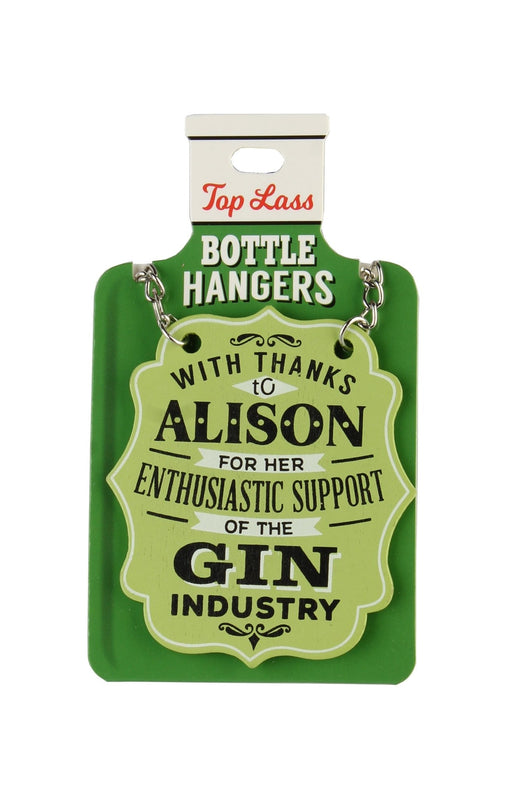 Top Lass Bottle Hangers Alison - Heritage Of Scotland - ALISON