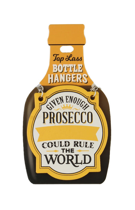 Top Lass Bottle Hangers Blank Prosecco - Given Enough - Heritage Of Scotland - BLANK PROSECCO - GIVEN ENOUGH