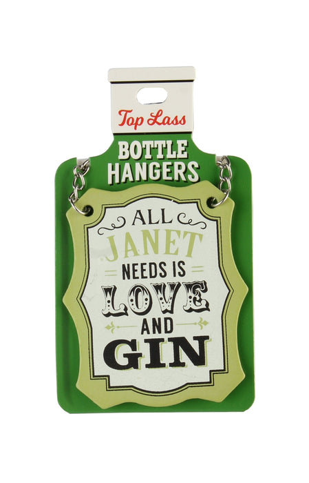 Top Lass Bottle Hangers Janet - Heritage Of Scotland - JANET