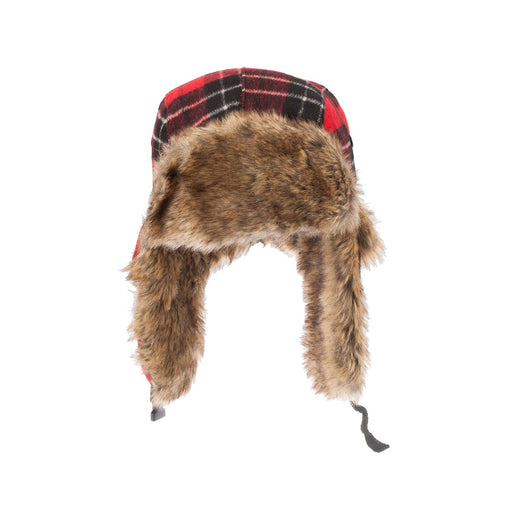Trapper Tartan Hat - Heritage Of Scotland - RED