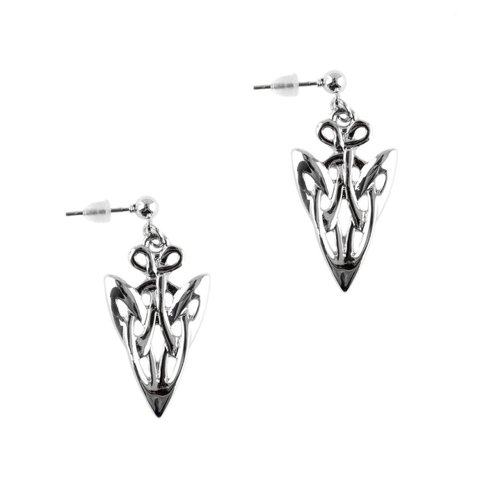 Triangular Drop Earring - Heritage Of Scotland - NA