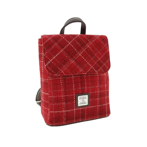 Tummel Backpack Red Check - Heritage Of Scotland - RED CHECK