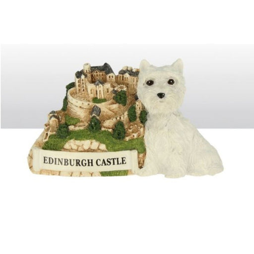 Westie And Edinburgh Castle Magnet - Heritage Of Scotland - NA