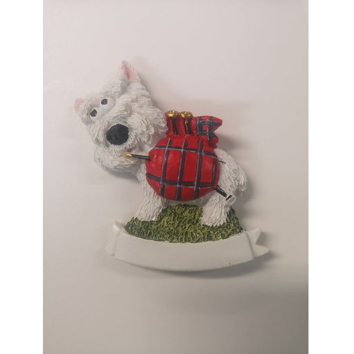 Westie Piper Magnet - Heritage Of Scotland - NA