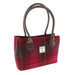 Women's Harris Tweed Cassley Handbag Deep Pink Tartan - Heritage Of Scotland - DEEP PINK TARTAN